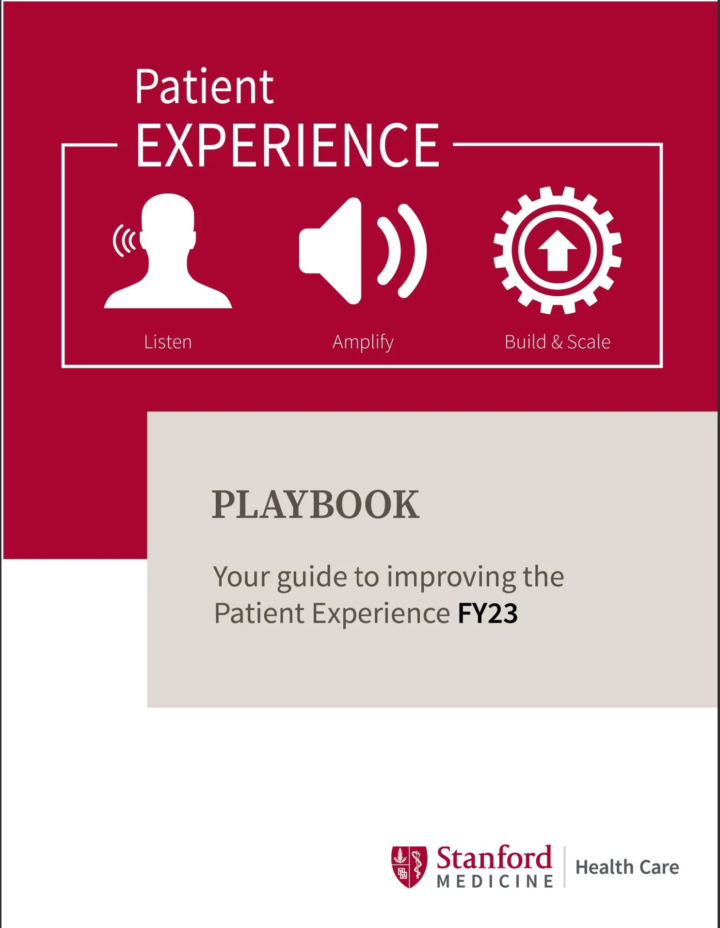TOOLKIT Stanford Medicine Center For Improvement