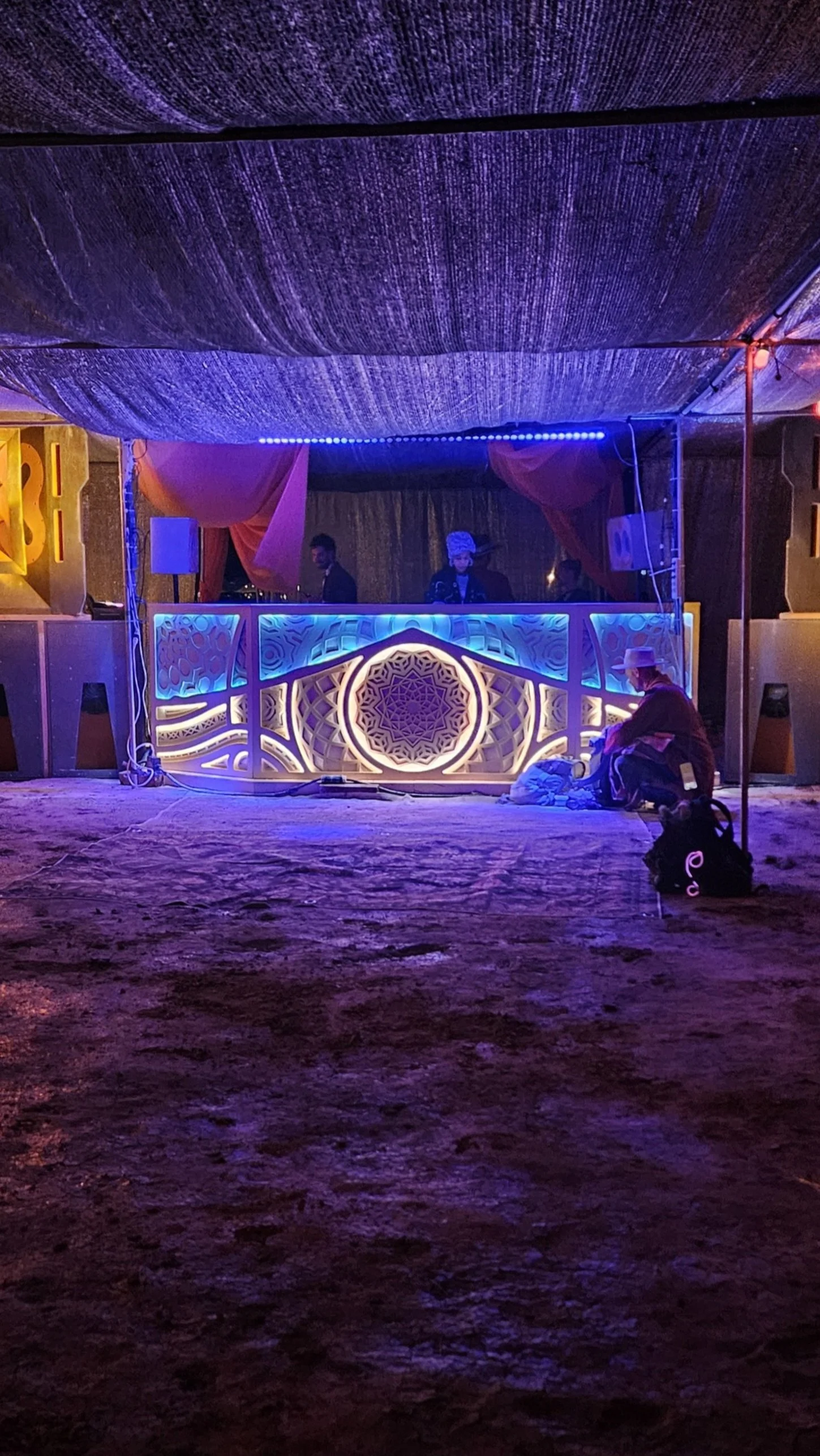 Custom Stage for the Burning Man camp: Camp Alborz