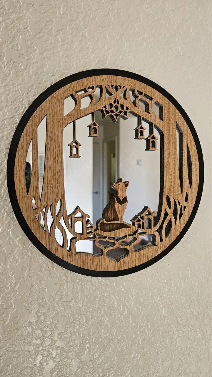 Custom Fox Mirror 13"