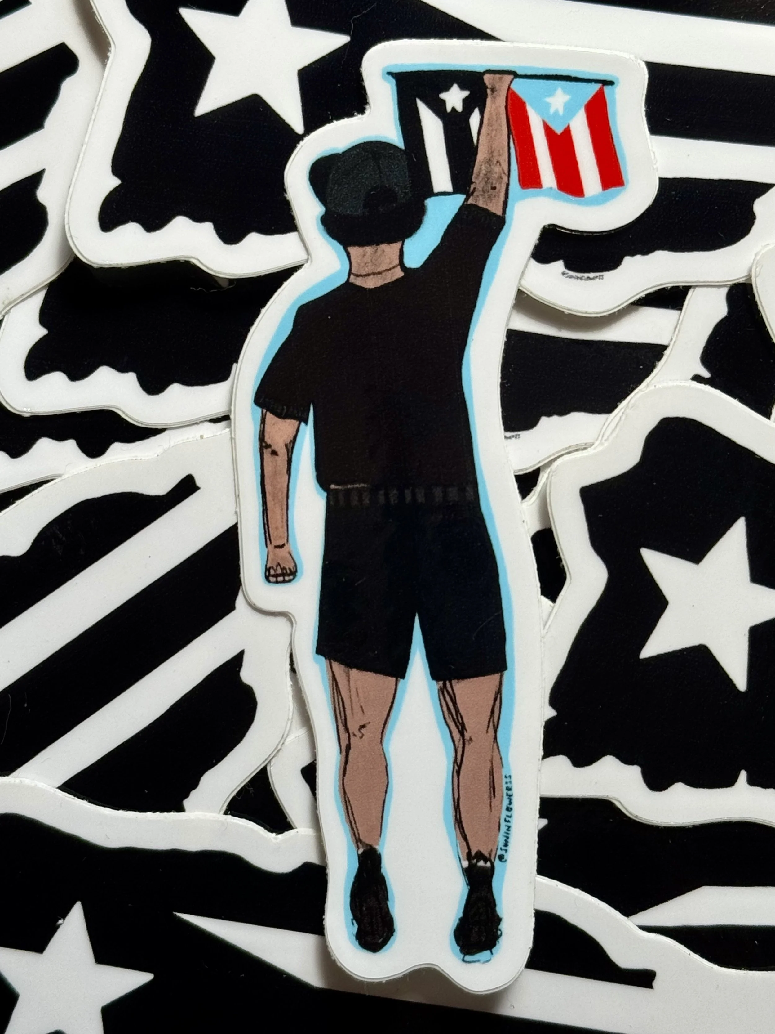 Dos Banderas Sticker