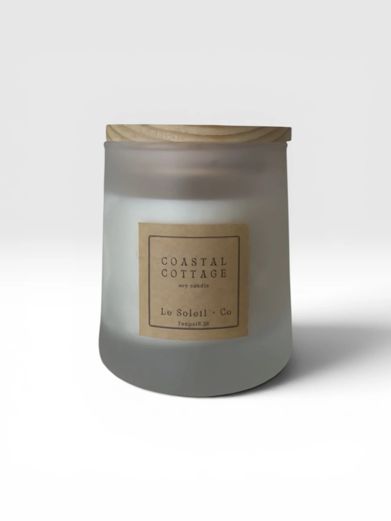 7oz frosted glass vessel