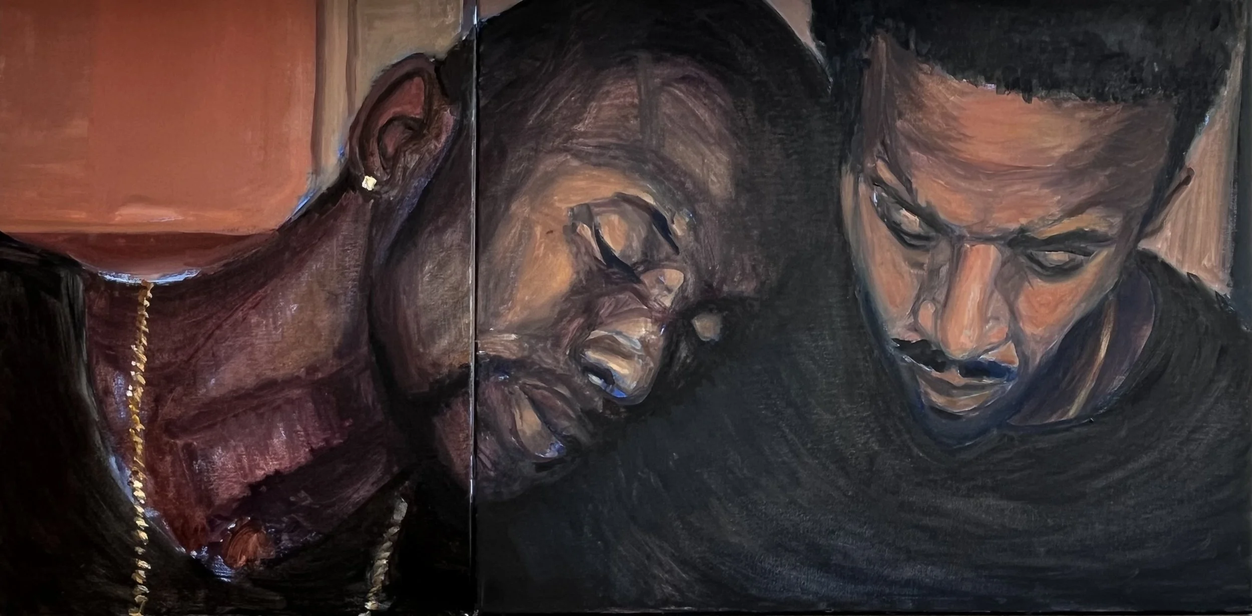 Moonlight · Jul. 2024 · 16 x 36 in. · Oil painting 