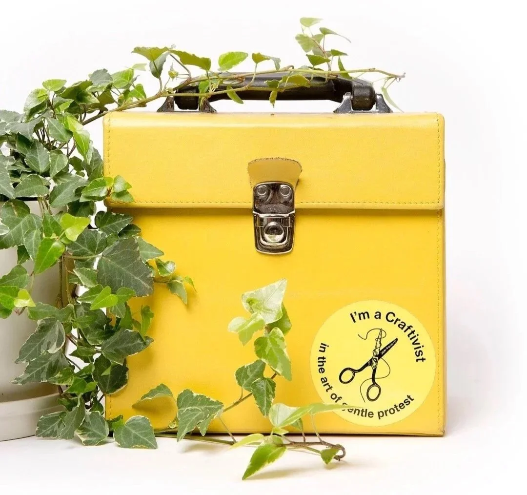 Do you have fabric or embroidery thread you can donate for us to use in our gentle craftivism please?