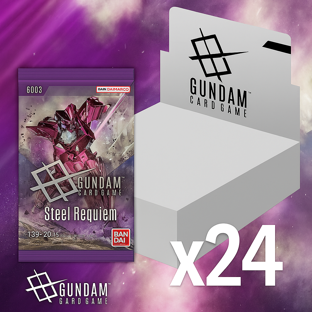 Gundam Card Game Steel Requiem [GD03] Booster Display.png