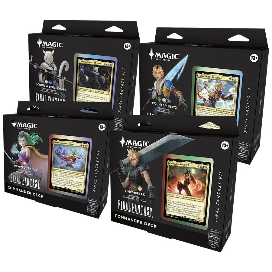 Magic: The Gathering Final Fantasy Commander Deck Case (4ct)