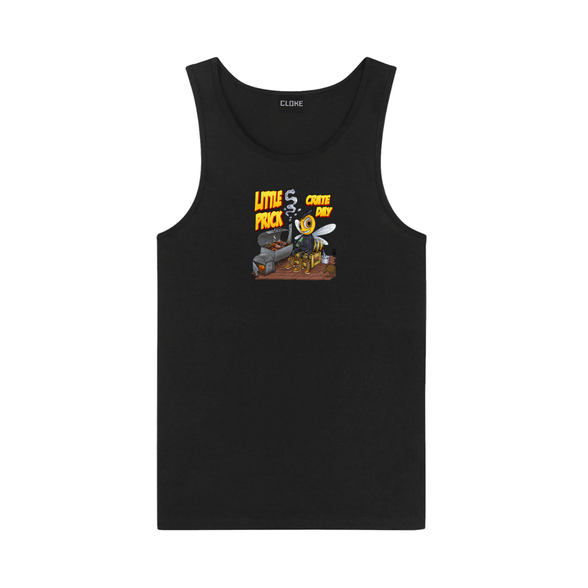 Crate day little Prick Singlet BBQ Large front