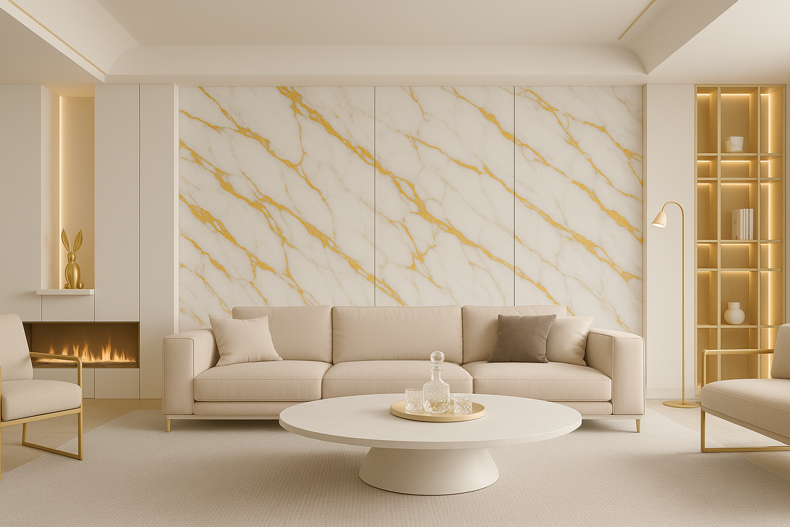 GOLD FOSSIL - PVC - 2900 X 1220 X 3 MM