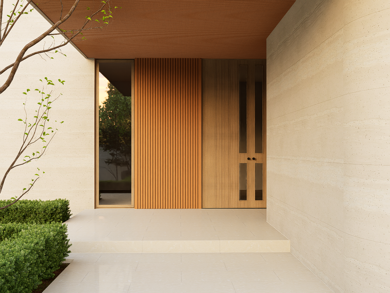 TEAK - 2500 OR 2900 X 220 X 30 MM