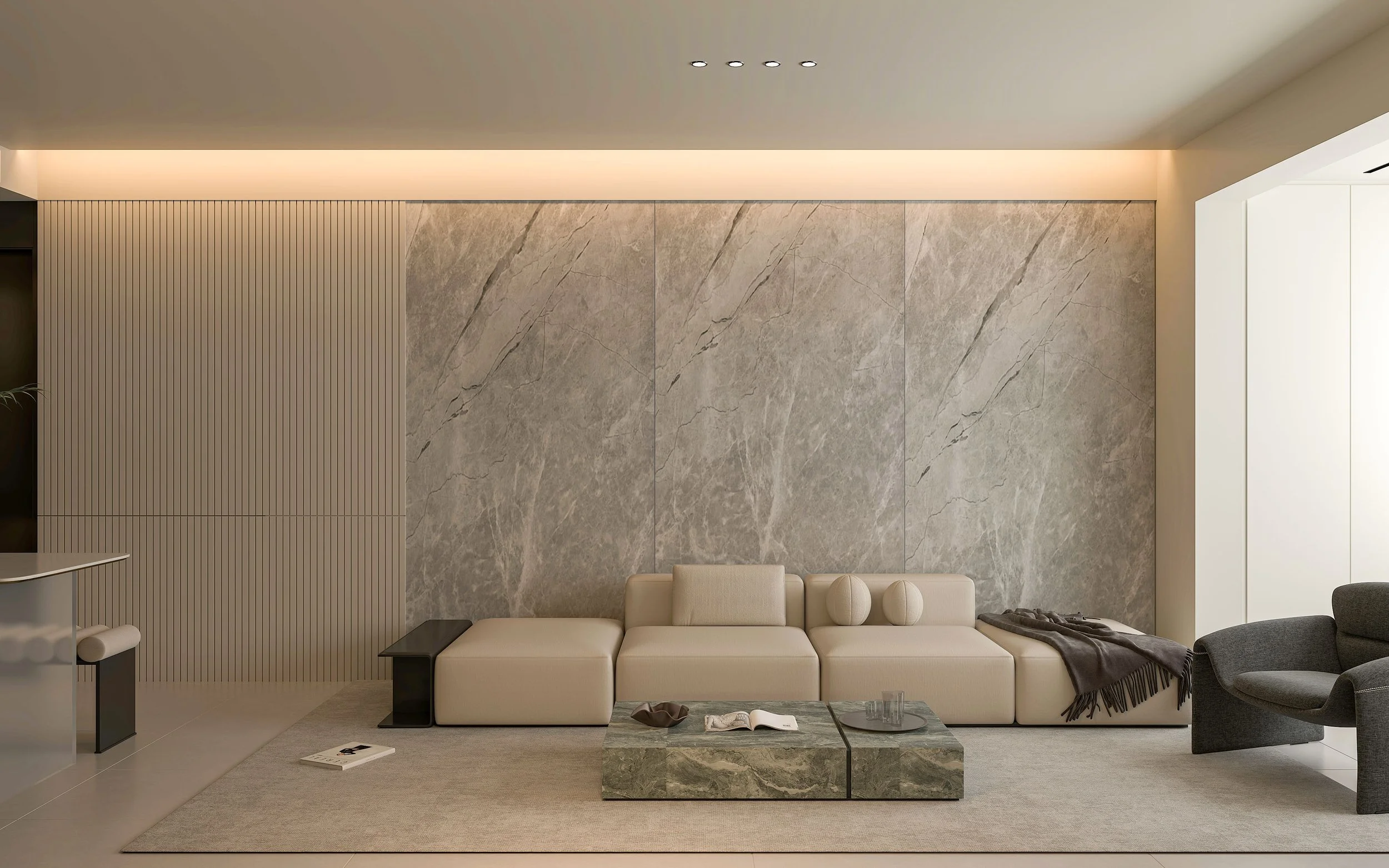CONCRETE GREY GEN 1 PVC - 2900 X 1220 X 3MM