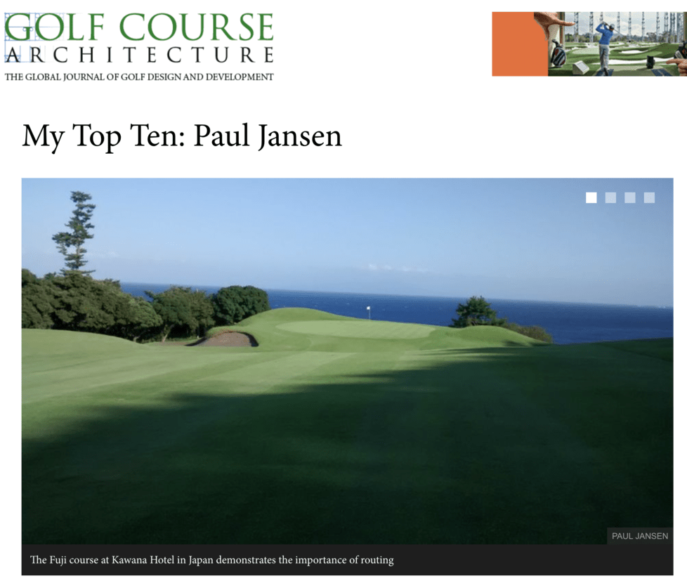 Snapshot from My Top Ten: Paul Jansen Article
