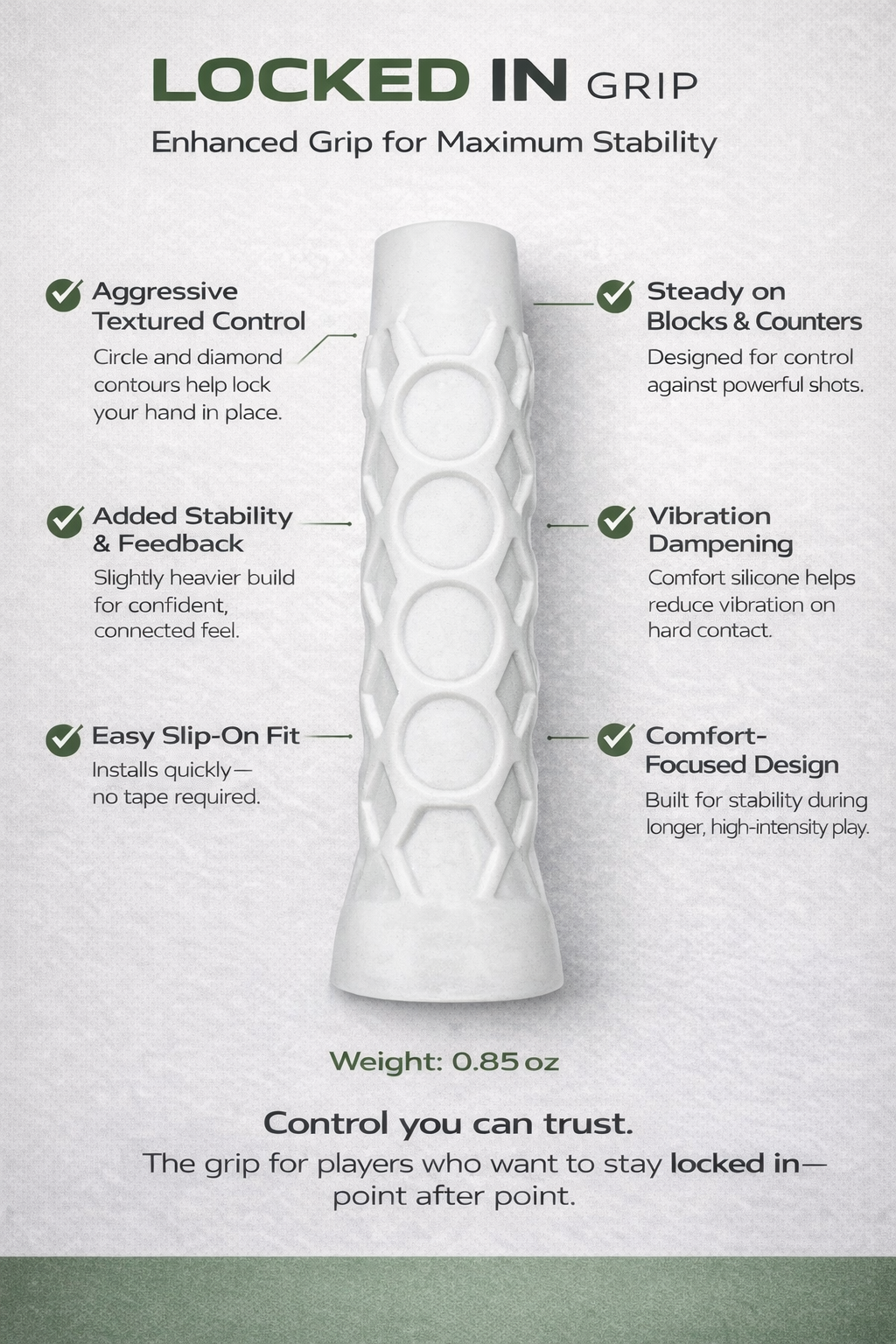 Locked In Pickleball Grip