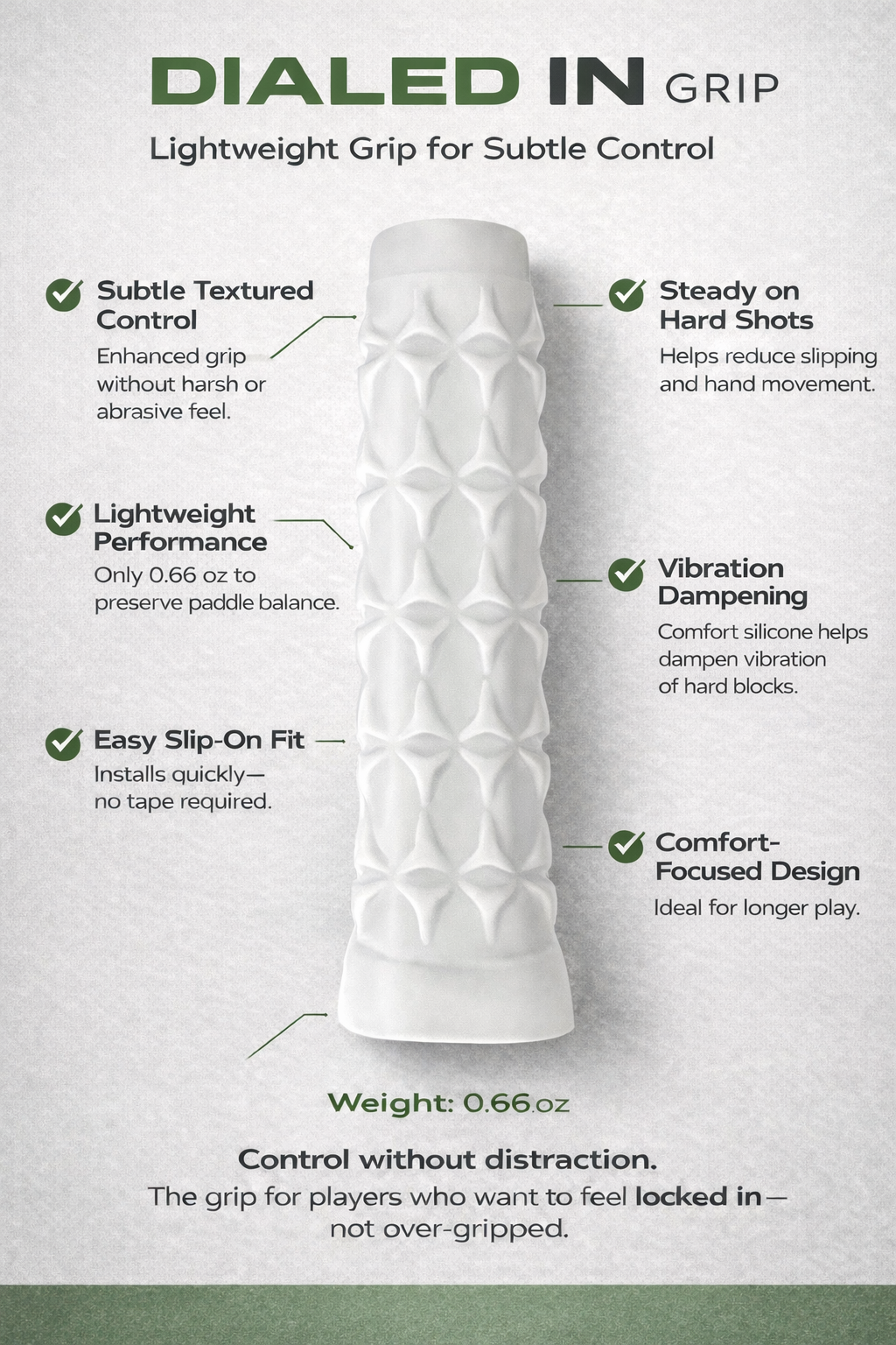 Dialed In Pickleball Grip