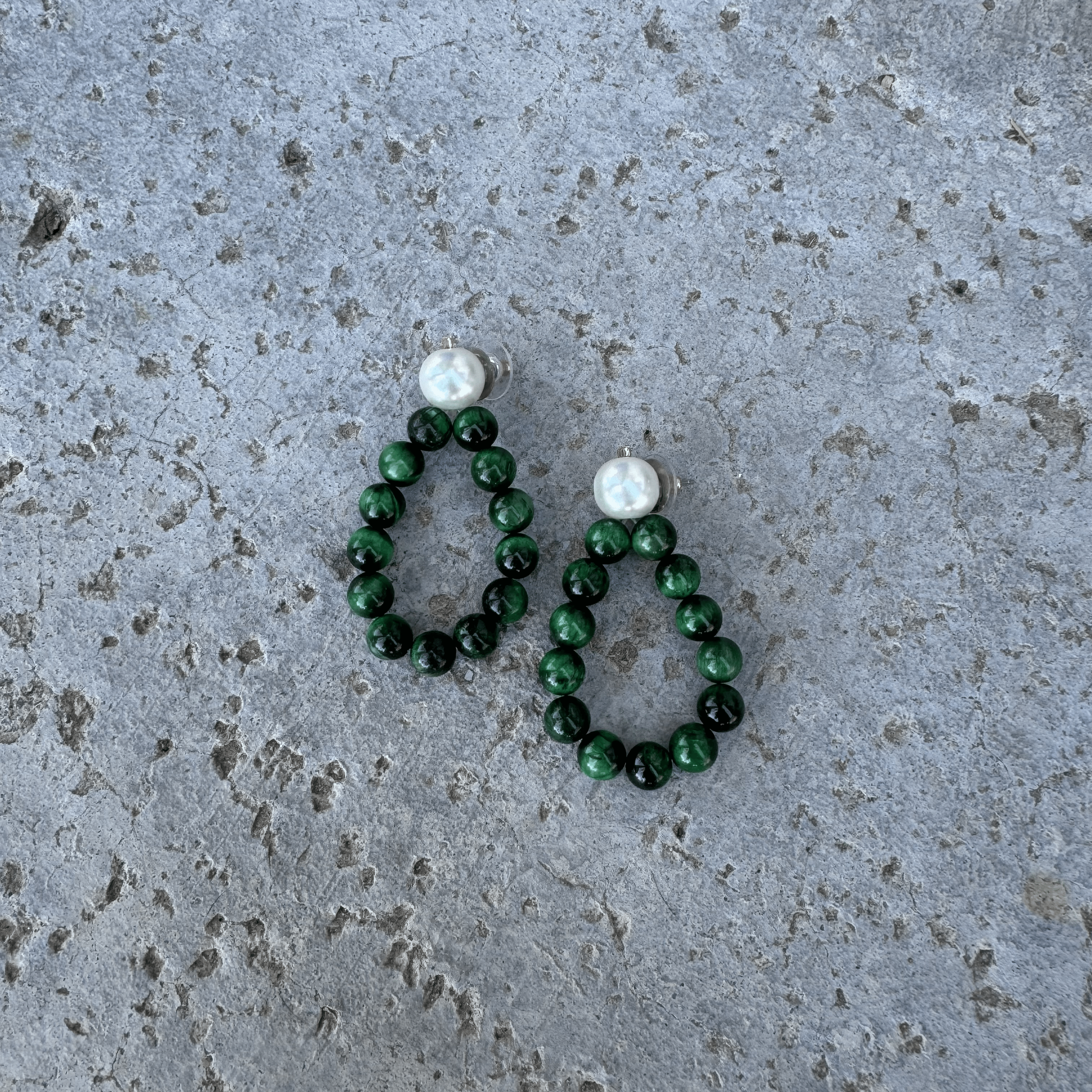 Malachite Earrings