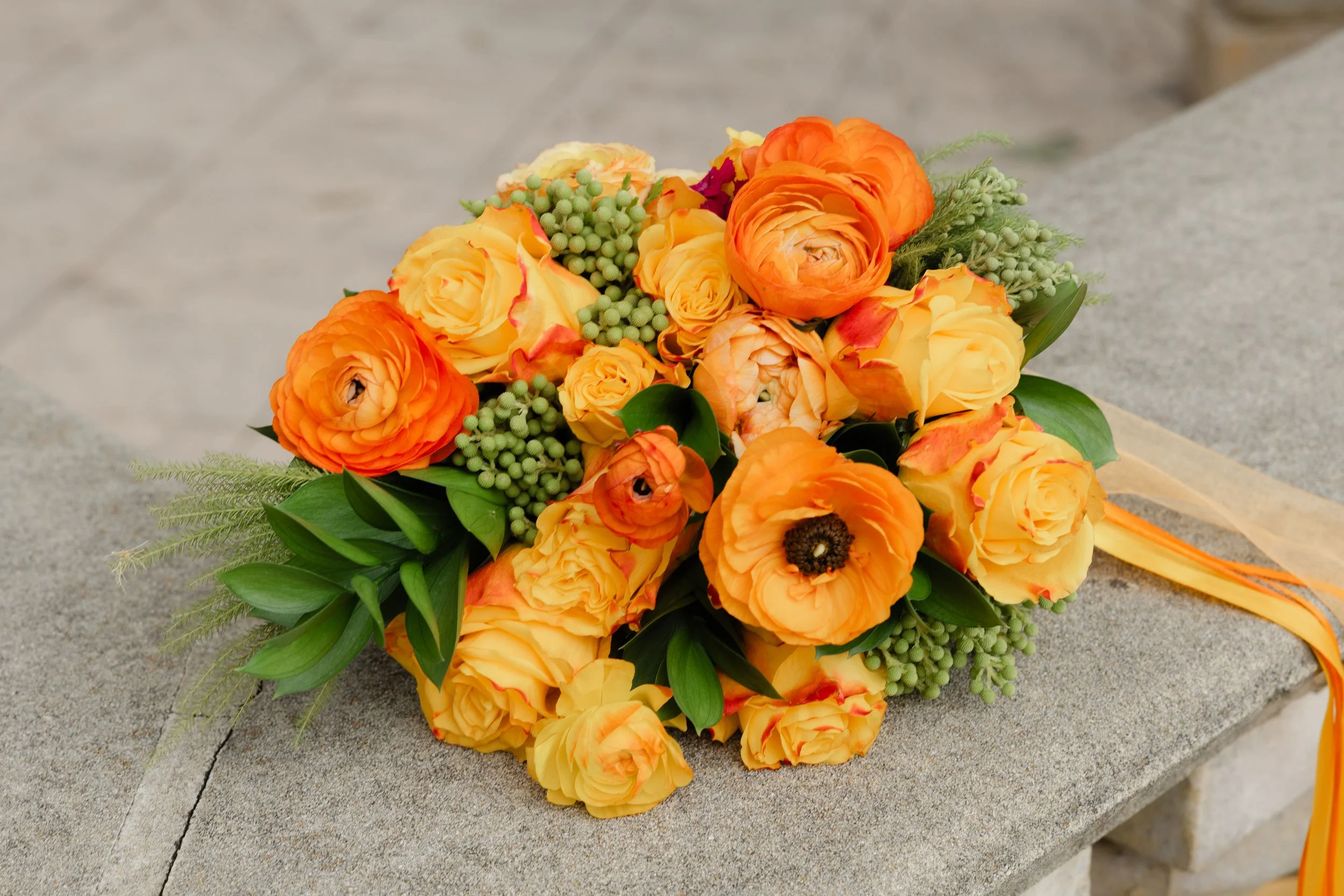 Bright orange bouquet
