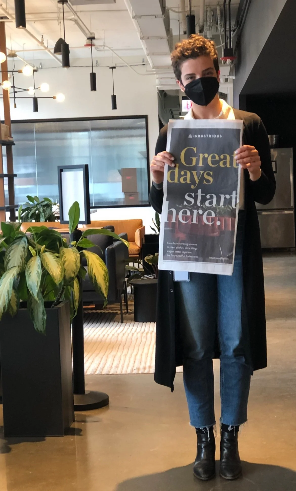 Industrious New York Times Ad