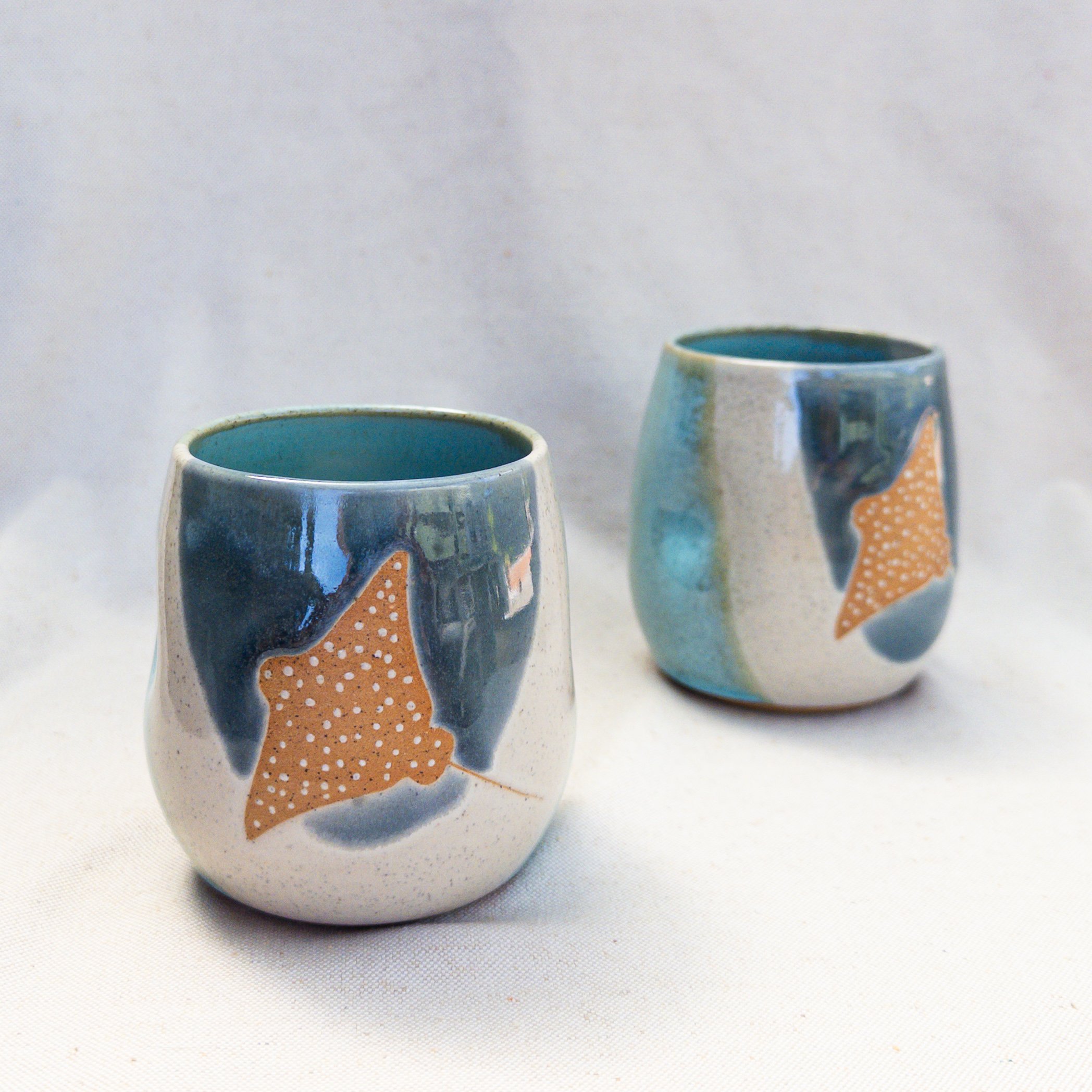 Spotted Eagle Ray Dimple Mug