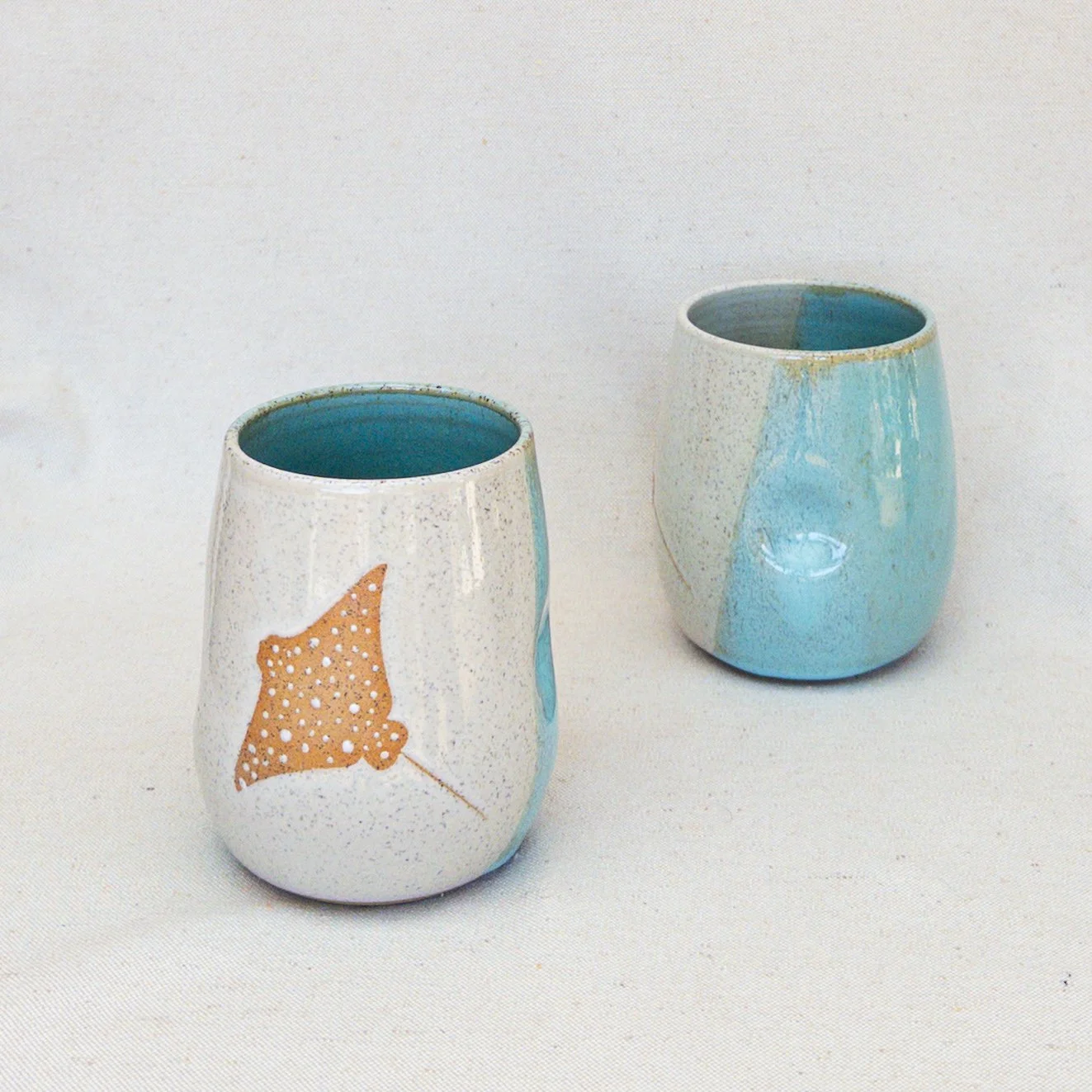 Spotted Eagle Ray Dimple Mug