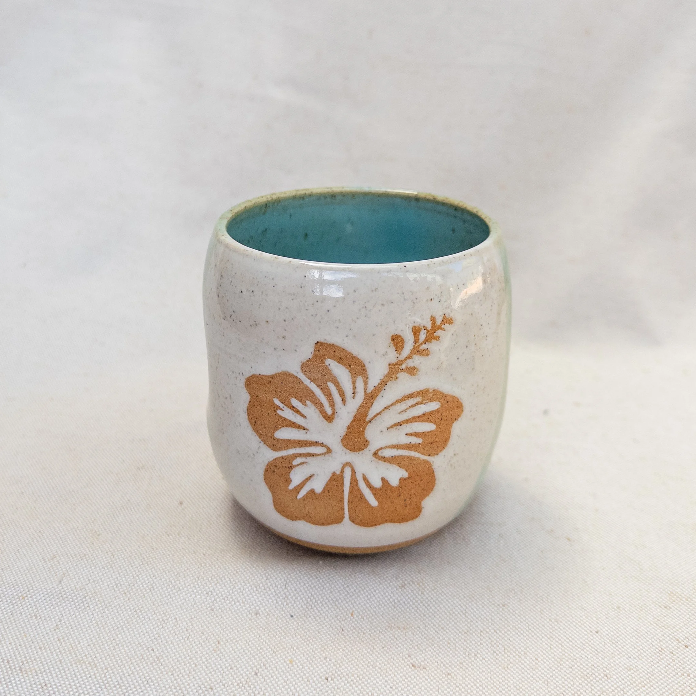 Hibiscus Dimple Mug