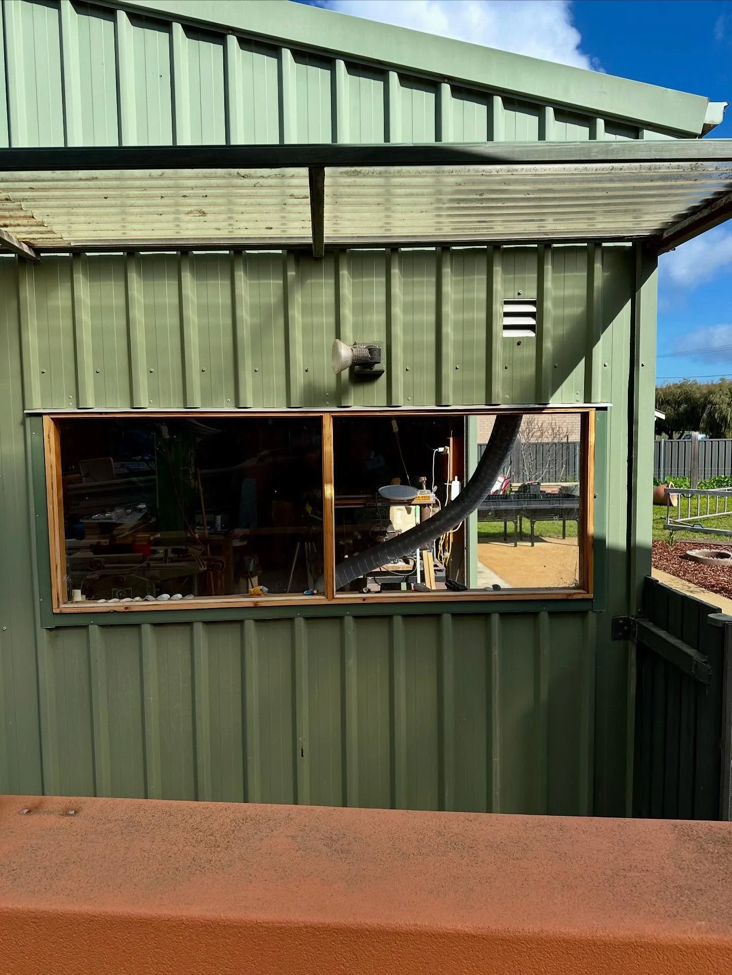 It started with a window - with a very practical purpose of allowing wifi connection to my kiln - Ronny, who lives in the shed.

But actually that window let in the light of possibility, it let me see the vision and the way to get there. 

Today I&rs
