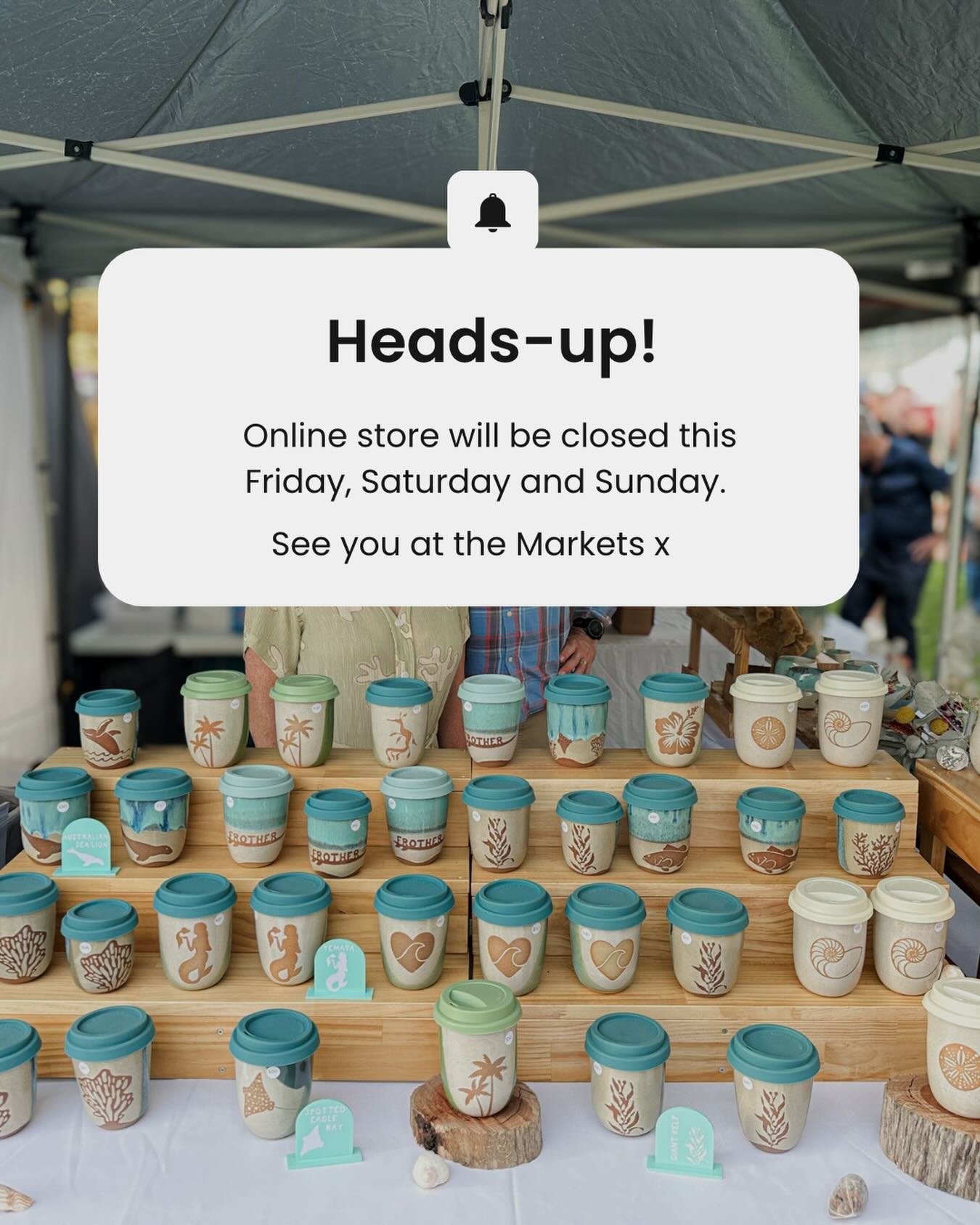 We&rsquo;re looking forward to a fun weekend of Markets. 
You can find us at @aldinga_artisanmarkets Saturday 12-7 and at @stirlinglaneways Sunday 9-3.

If you&rsquo;re wanting to make an online purchase before the online store will be closed for the