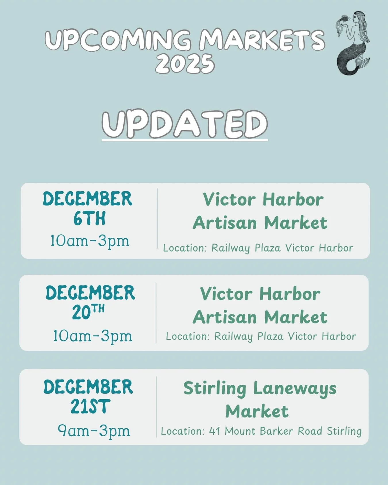 December markets 

🩵