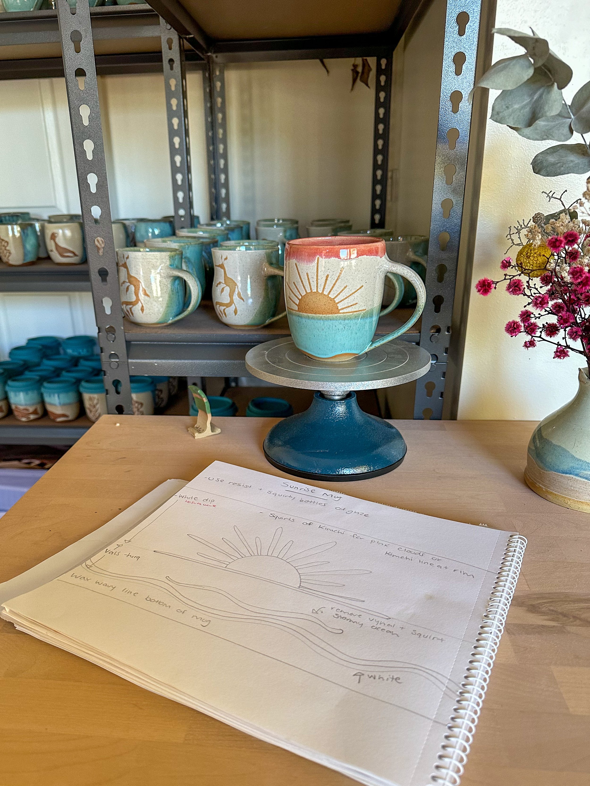 The Southern Ocean Sunrise Mug, from design concept to the final step of taking a mug back to its place of inspiration.