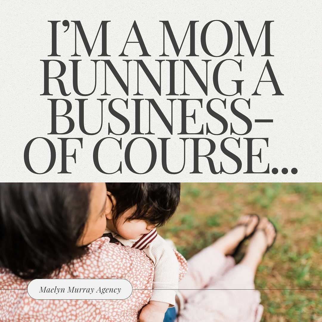 Running a business and being a parent is on a whole other level when it comes to juggling the day to day &amp; demands each title requires&hellip;. 

When you&rsquo;re a parent, there are no days off, no PTO banks, and you&rsquo;re someone&rsquo;s wo