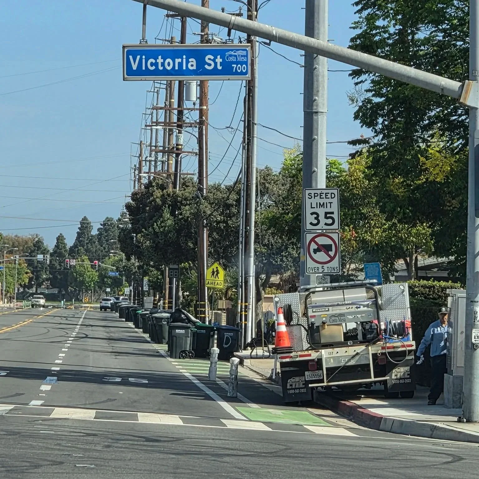 Trash Bins in the Bike Lanes!?