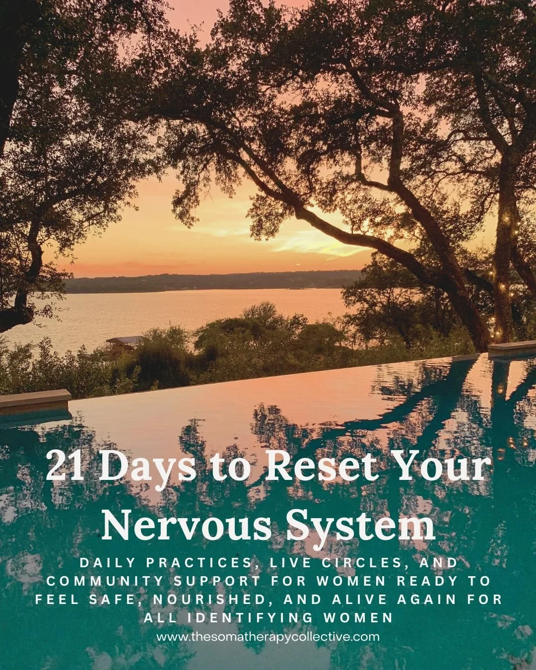 Your body is calling for rest.
For stillness.
For a way to soften the constant hum of doing, proving, and surviving.
The 21-Day Nervous System Reset is your invitation to return &mdash;
to your breath, your body, and the deeper rhythm of life that&rs