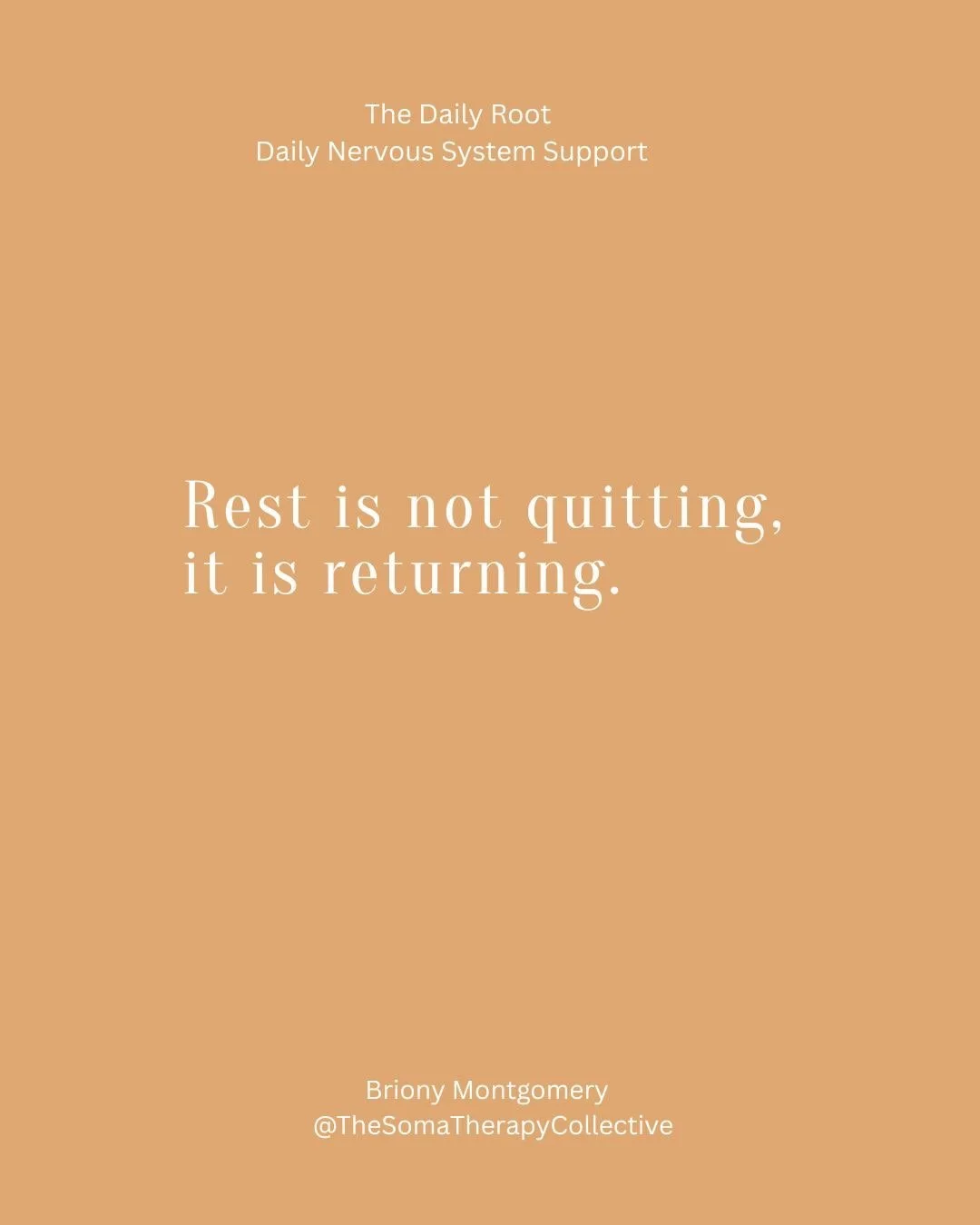 Returning to your breath.
Returning to your body.
Returning to your baseline.
Returning to the Mother within.

In a culture addicted to momentum, rest can feel like failure.
Like falling behind.
Like losing your edge.

But your nervous system does no
