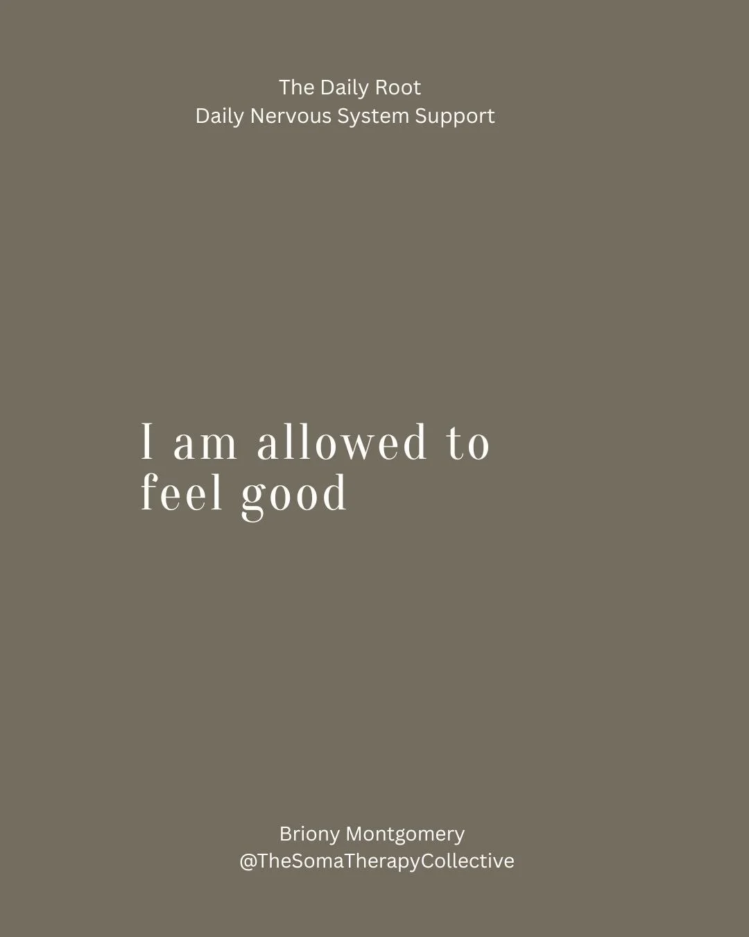 Even in uncertain times.
Even while healing.
Even while the world is shifting.

Feeling good is not frivolous.

It is not bypassing.
It is not denial.
It is nervous system safety.

When your body feels safe enough to soften,
to exhale,
to experience 