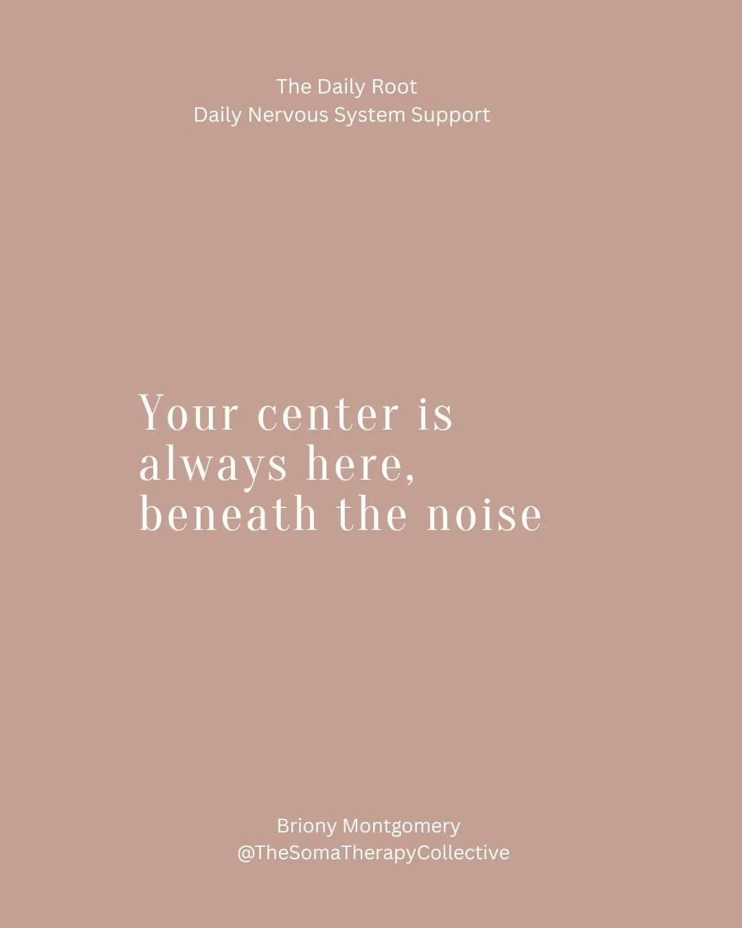 Many people are trying to heal while living in a world that constantly dysregulates their nervous system.

The truth is:
Healing doesn&rsquo;t happen through pushing harder.
Healing happens through daily moments of safety in the body.
That is why I c