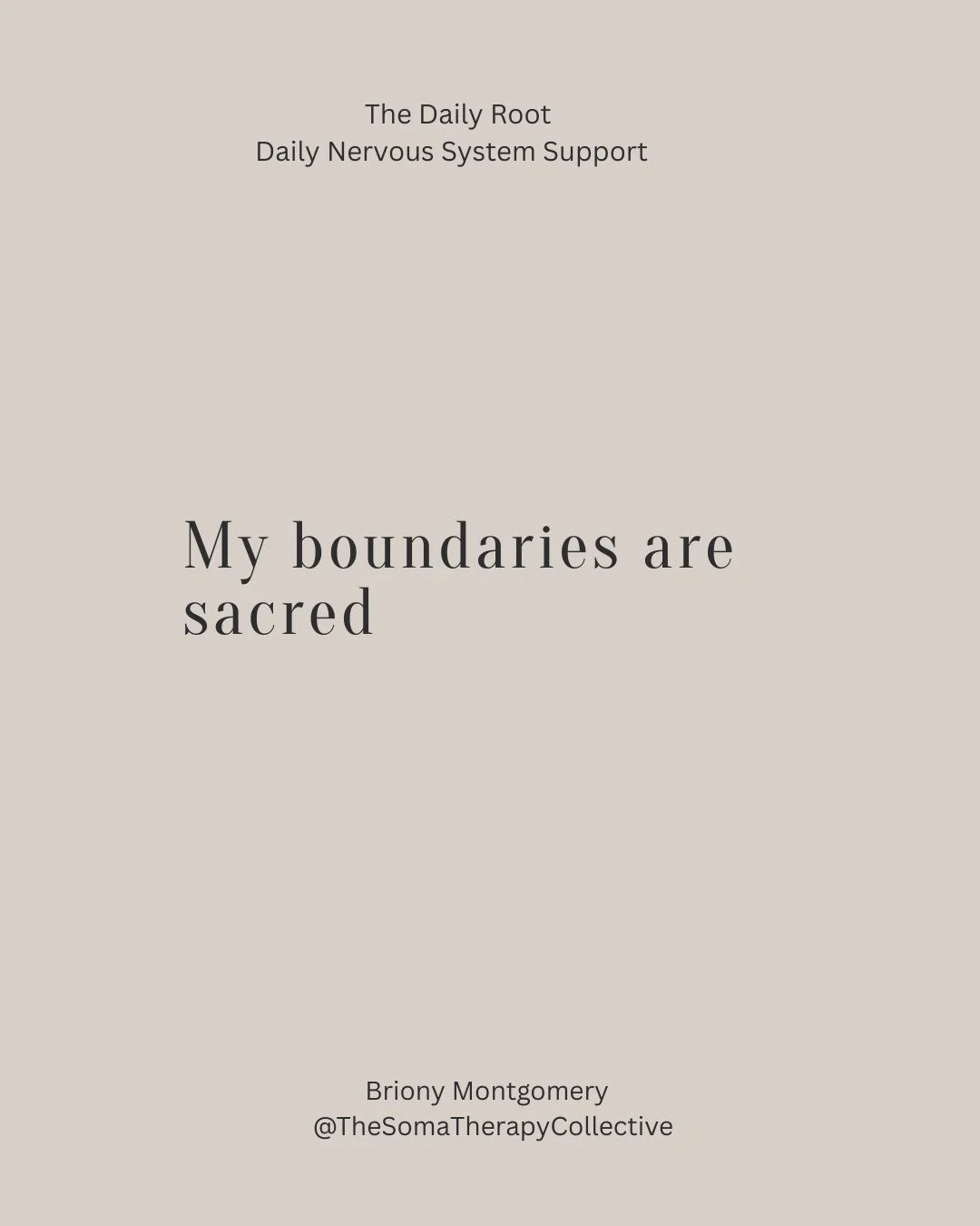 For the ones who feel everything deeply&hellip;
This isn&rsquo;t about &ldquo;calming down.&rdquo;
This is about learning how to be with yourself safely.

The Daily Root supports you daily.
It&rsquo;s free. Join us.
Link In BIO
 #somatictherapy #nerv