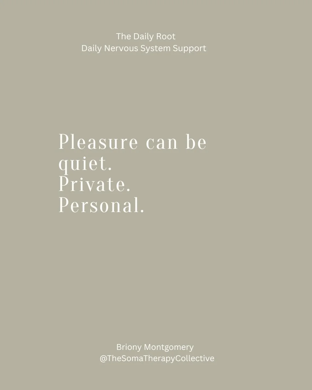 If you&rsquo;re constantly in your head&hellip;
overthinking, analysing, spiralling -
Your body is asking to be met.

The Daily Root brings you back.
Join the free daily practice.
Link in Bio

 #somatictherapy #nervoussystemsupport #healing #embodiem