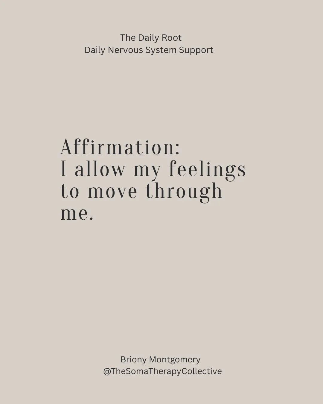 If you&rsquo;ve been doing &ldquo;the work&rdquo;
but still feel stuck&hellip;
This is the missing piece.
Not more thinking.
More feeling, grounding, integrating.

The Daily Root supports that daily.
Join for free.
Link in BIO
 #somatictherapy #nervo
