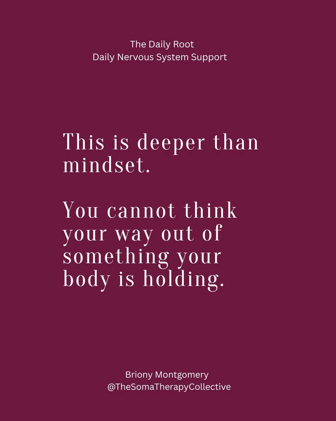 This isn&rsquo;t just another email.
It&rsquo;s a daily interruption to the noise.
A moment of truth.
A return to your body.
The Daily Root.
Free. Powerful. Waiting for you. Sign up.
Link in BIO