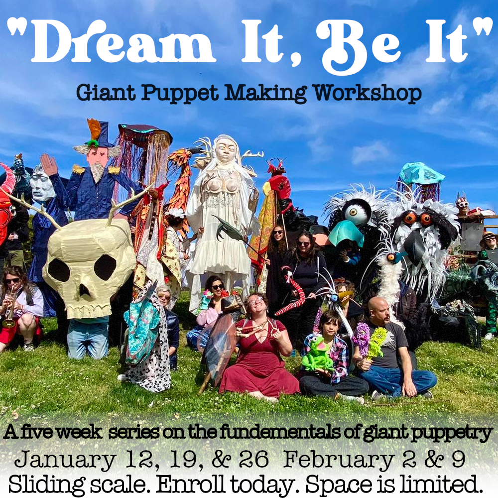 The Dream It, Be It Giant Puppet Making Workshop