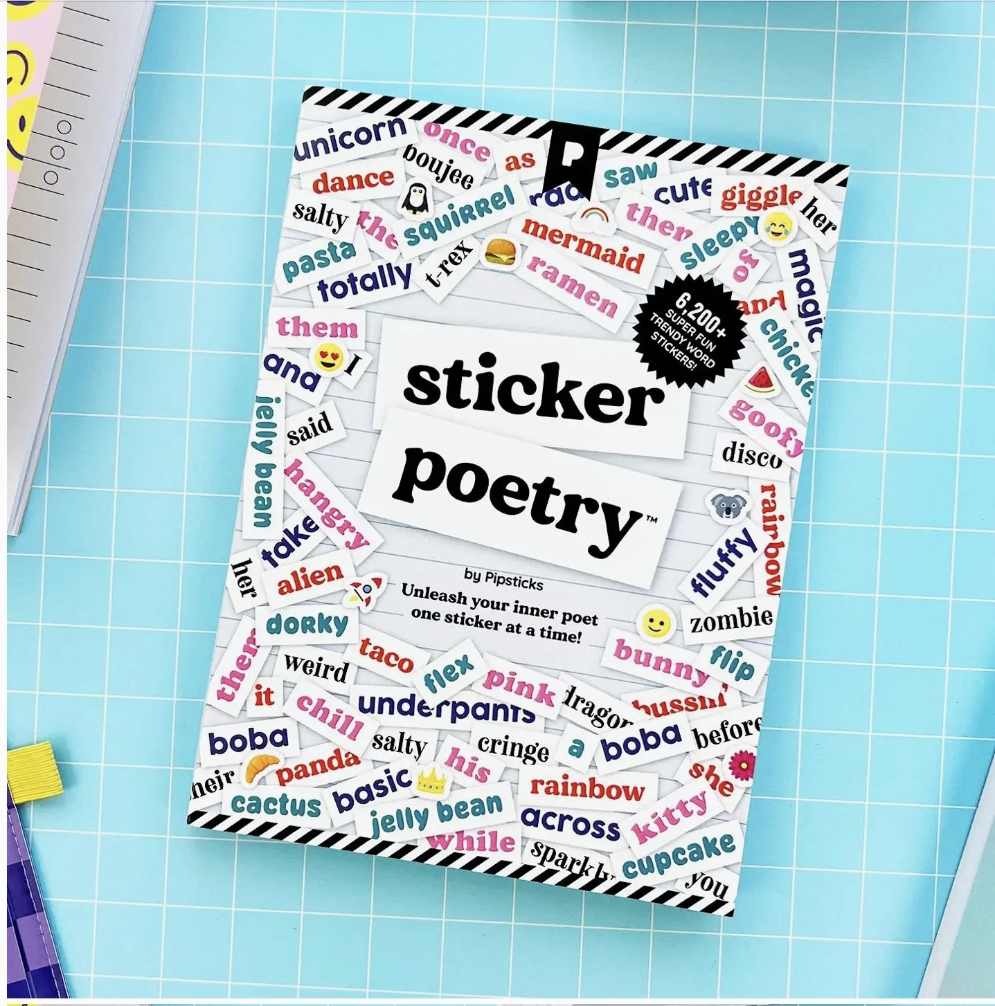 Sticker Poetry Book: Trendy