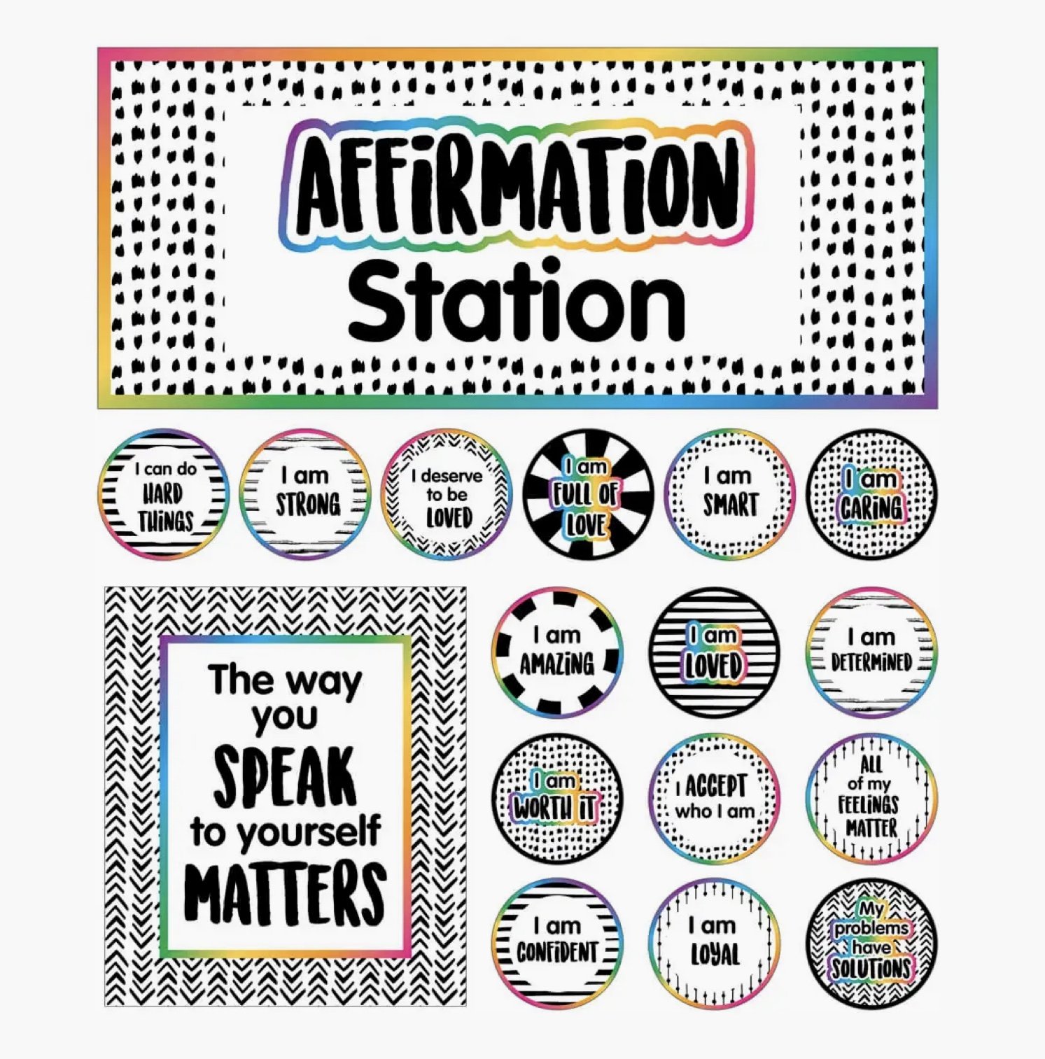 Affirmation Station Bulletin Board Set