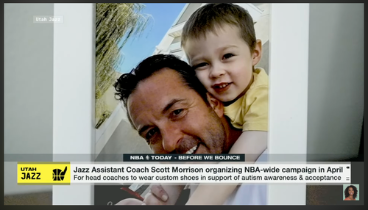 ESPN’s Malika Andrews highlights Scott Morrison’s NBA-wide campaign on NBA Today