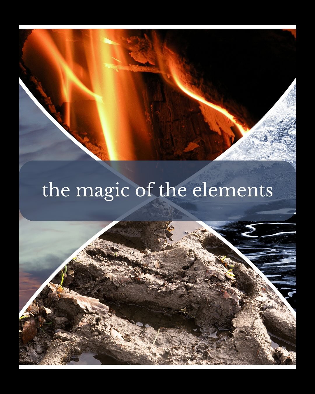 🌬️🔥🌊🌲 The elements are a common feature of fantasy stories, including my own. I keep notes about them that I refer to when writing, and I like keeping visual references too. 📚✍🏻

#writinginspiration #writingmotivation #amwriting #amwritingfanta