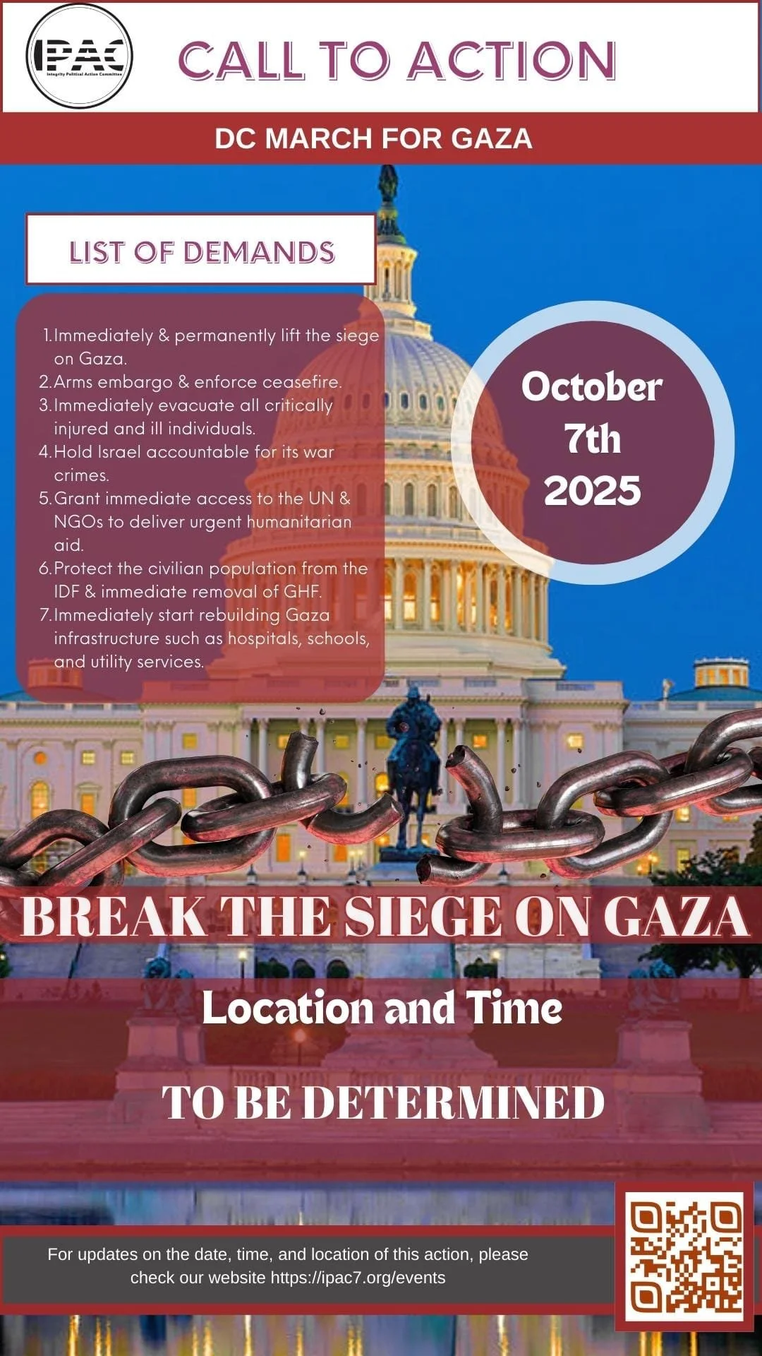 DC March For Gaza
