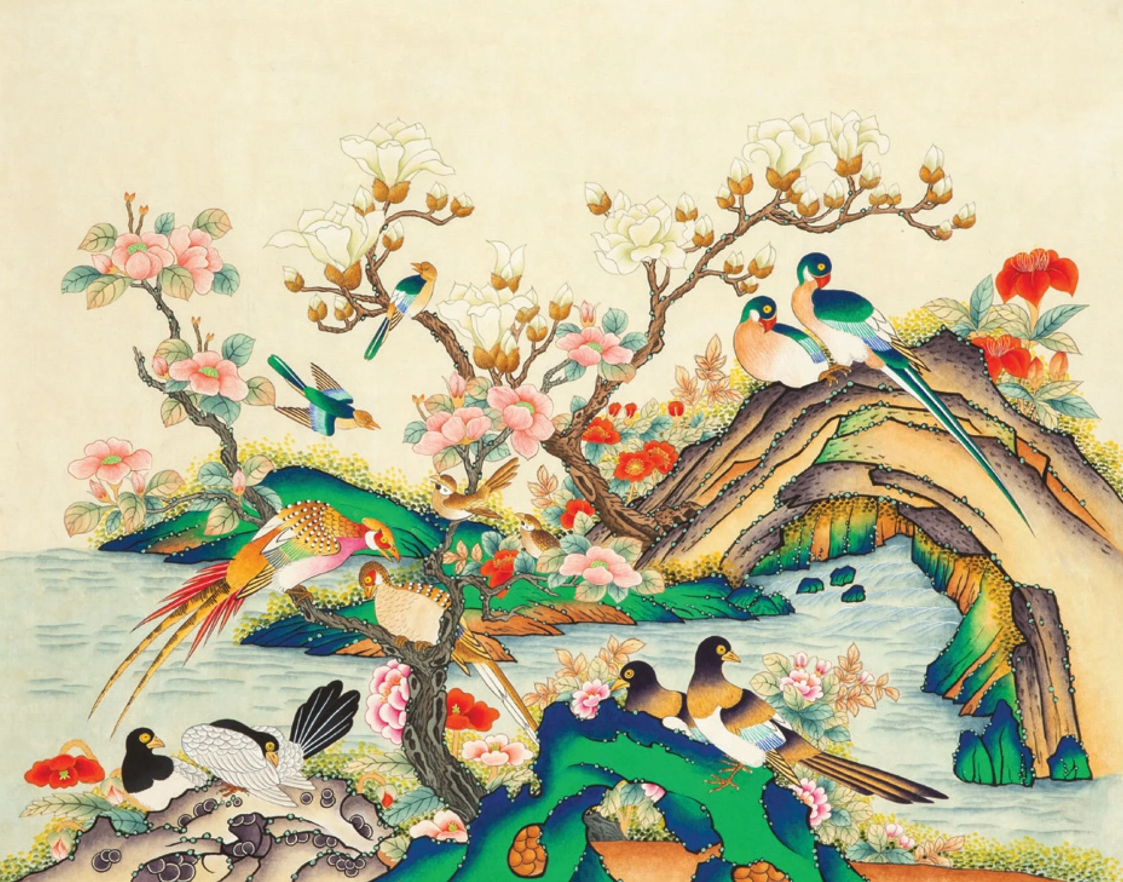 atelier de Minhwa la peinture coréenne