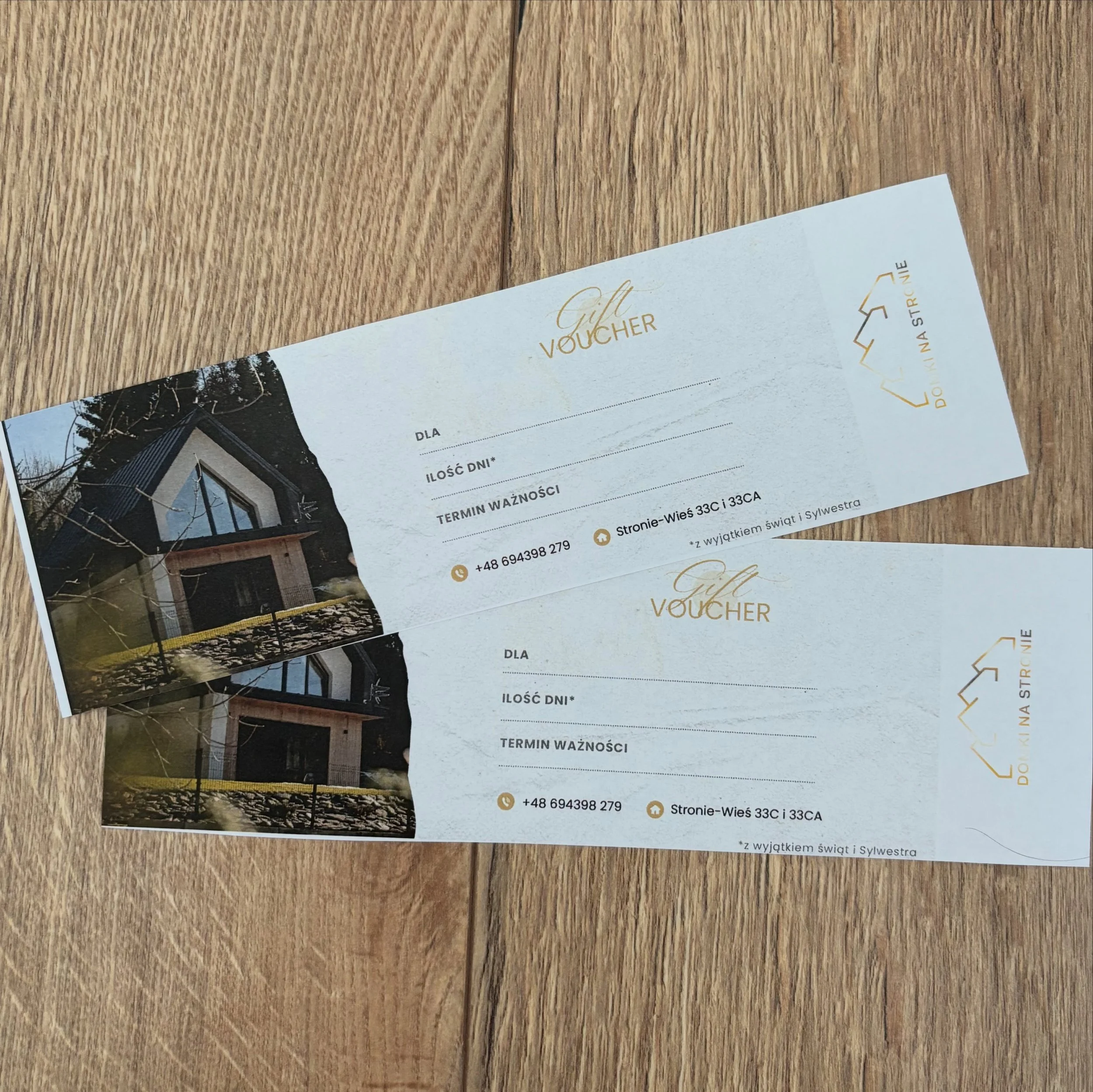 Szukasz prezentu, kt&oacute;ry naprawdę sprawi radość? 🎁

Zamiast kolejnej rzeczy, podaruj czas na odpoczynek. Voucher na pobyt w Domkach na Stronie to świetny pomysł na prezent na urodziny, rocznicę, ślub czy po prostu... bez okazji. ✨

Jeśli chces