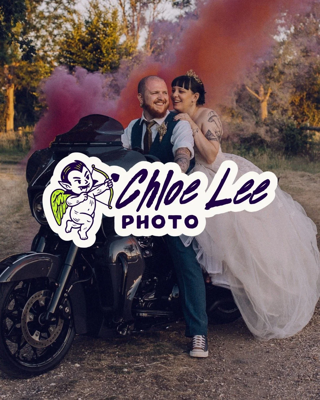 Talk about a DREAM PROJECT 🤩⁣
⁣
Chloe came to me in need of a rebrand as she felt she just wasn't effectively targeting the right market.⁣
⁣
She wants to attract awesome alternative couples in the UK, but her existing brand was giving cutesy over co