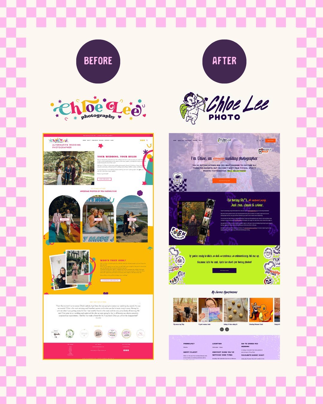 I don't hate your branding 💁🏻&zwj;♀️⁣
⁣
In fact, most women who come to me for a rebrand have cute branding with nice colours and a decent logo.⁣
⁣
But they're not rebranding because they want something 'nice'.⁣
⁣
They're rebranding because they wa