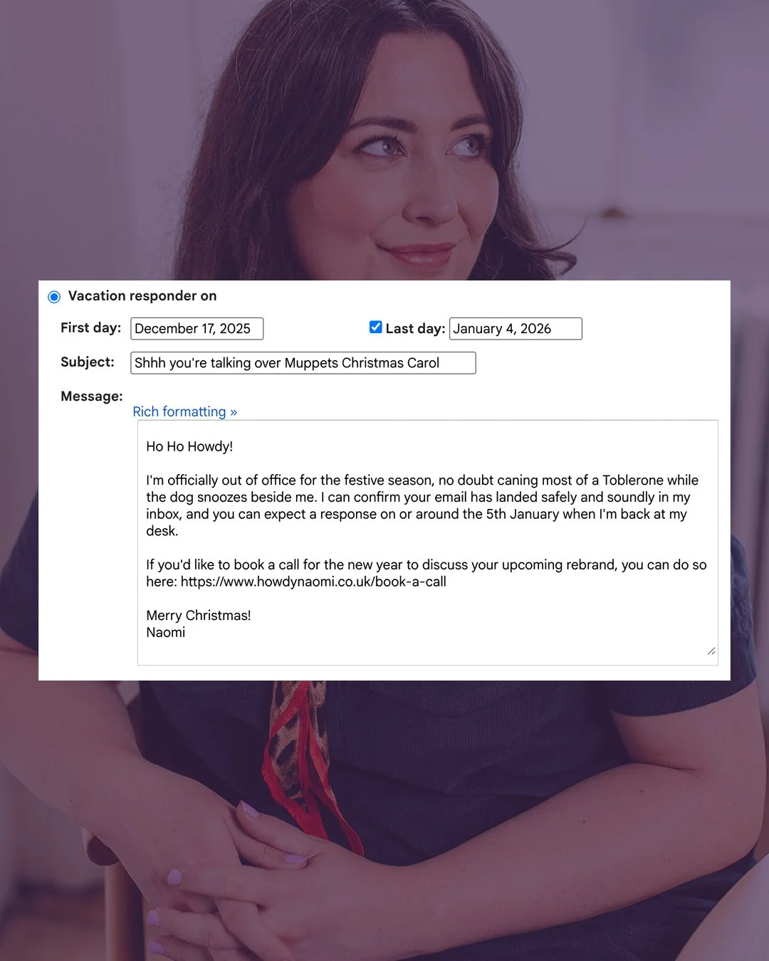 And that's a wrap on 2025 🤠⁣
⁣
My out of office is officially on and I will be taking a nice, long break from social media until the 4th January.⁣
⁣
2025 has been my first full year working for myself and it's been more amazing (and more challenging