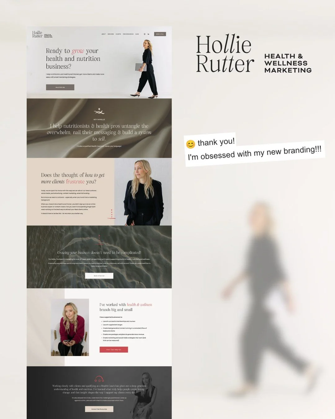 You and me both babes 🤠⁣
⁣
A client told me on a call recently that I had a natural intuition. That I just get people. And I think that's very true.⁣
⁣
I don't have a signature design style because what really gets me going is finding YOUR signature