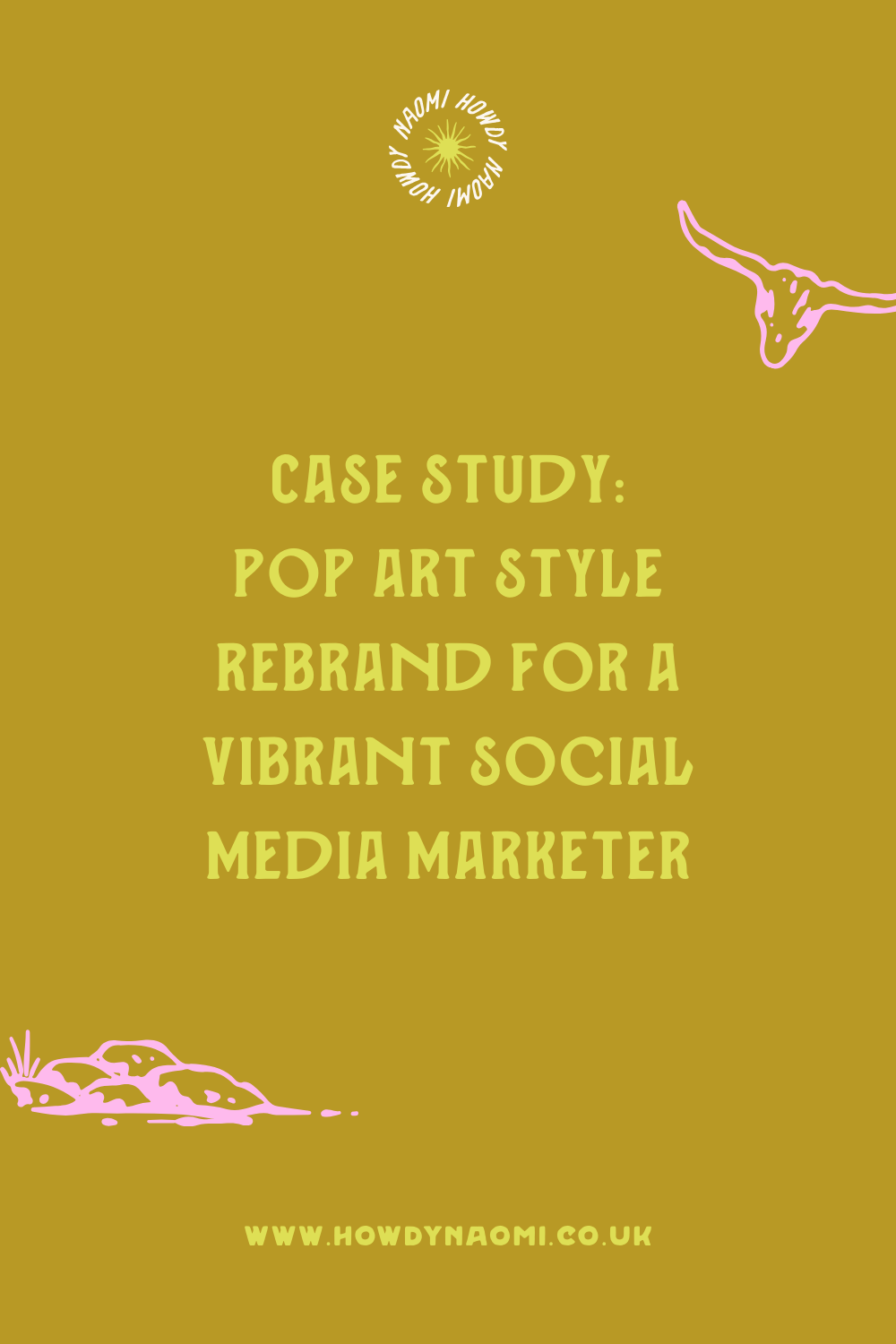 Case Study: Pop Art Style Rebrand for a Vibrant Social Media Marketer
