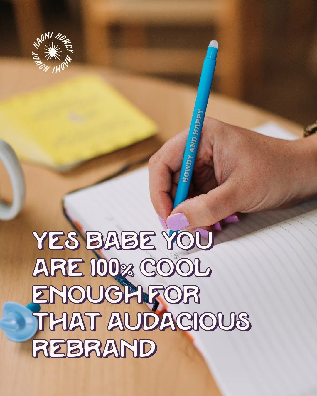 Can we talk about how VULNERABLE branding your business can feel?⁣⁣
⁣⁣
Particularly as a solo business owner as your business and your brand are so so personal.⁣⁣
⁣⁣
We worry so much about what others might think, or how we appear to 'them'.⁣⁣
⁣⁣
Wil